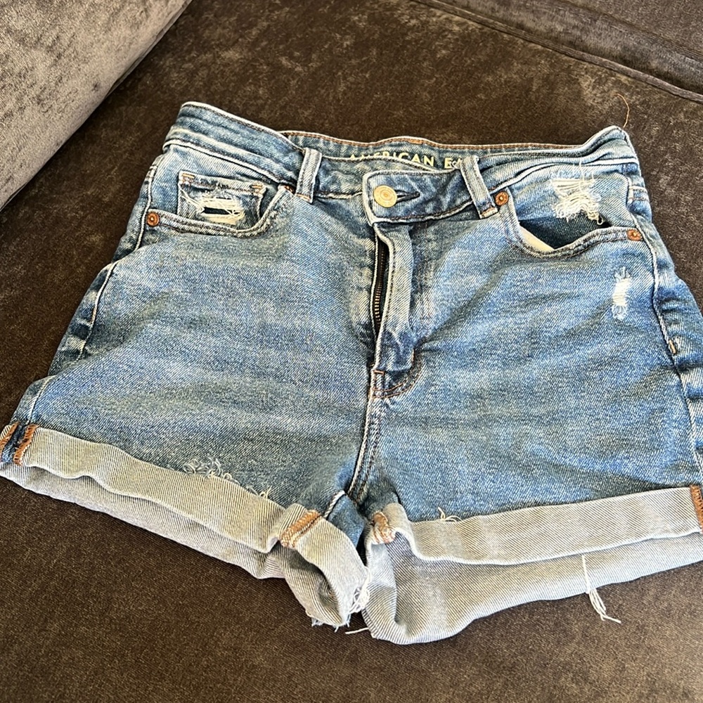 American Eagle stretch jean shorts